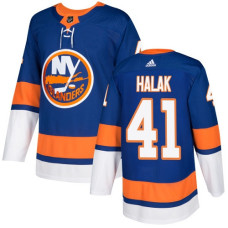 #41 Jaroslav Halak Royal Blue Home Authentic Stitched Jersey