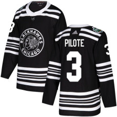 #3 Pierre Pilote Black Authentic 2019 Winter Classic Stitched Jersey