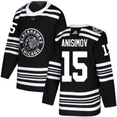 #15 Artem Anisimov Black Authentic 2019 Winter Classic Stitched Jersey