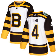 #4 Bobby Orr White Authentic 2019 Winter Classic Stitched Jersey