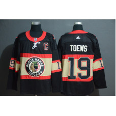 19 Jonthan Toews Premier Black New Third Jersey