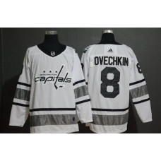 #8 Alexander Ovechkin White 2019 All-Star Game Jersey