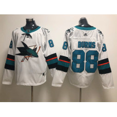 #88 Brent Burns White Jersey