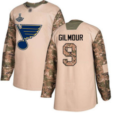 #9 Doug Gilmour Camo Authentic 2017 Veterans Day Stanley Cup Champions Stitched Hockey Jersey