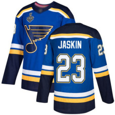 #23 Dmitrij Jaskin Blue Home Authentic 2019 Stanley Cup Final Bound Stitched Hockey Jersey