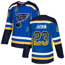 #23 Dmitrij Jaskin Blue Home Authentic Drift Fashion 2019 Stanley Cup Final Bound Stitched Hockey Jersey