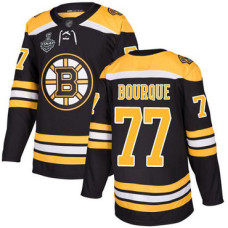 #77 Ray Bourque Black Home Authentic 2019 Stanley Cup Final Bound Stitched Hockey Jersey