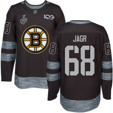 #68 Jaromir Jagr Black 1917-2017 100th Anniversary 2019 Stanley Cup Final Bound Stitched Hockey Jersey