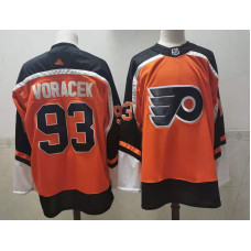#93 Jakub Voracek Orange 2020-21 Stitched Jersey