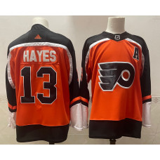 #13 Kevin Hayes Orange 2020-21 Stitched Jersey