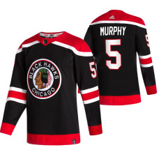 #5 Connor Murphy Black 2020-21 Reverse Retro Alternate Jersey