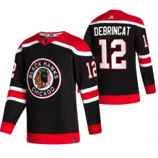 #12 Alex DeBrincat Black 2020-21 Reverse Retro Alternate Jersey