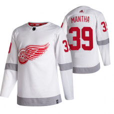 #39 Anthony Mantha White 2020-21 Reverse Retro Alternate Jersey