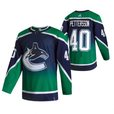 #40 Elias Pettersson Green 2020-21 Reverse Retro Alternate Jersey