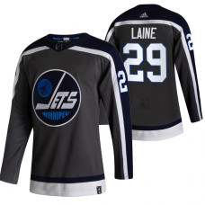 #29 Patrik Laine Black 2020-21 Reverse Retro Alternate Jersey