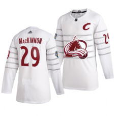 #29 Nathan MacKinnon White 2020 All-Star Game Jersey