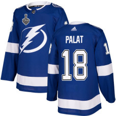 #18 Ondrej Palat Blue Home Authentic 2020 Stanley Cup Final Stitched Jersey