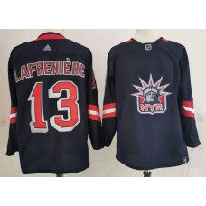 #13 Alexis Lafreniere Navy Blue 2020-21 Stitched JerseyL Jersey