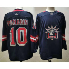 #10 Artemi Panarin Navy Blue 2020-21 Stitched Jersey