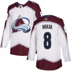 #8 Cale Makar White Road Authentic Stitched Jersey