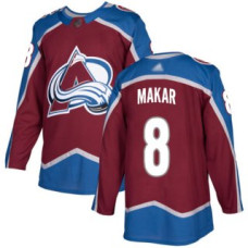 #8 Cale Makar Burgundy Home Authentic Stitched Jersey