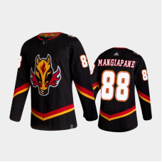 #88 Andrew Mangiapane Reverse Retro 2020-21 Black Authentic Jersey