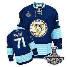 Evgeni Malkin #71 Navy Blue 2016 Stanley Cup Finals Jersey