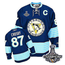 Sidney Crosby #87 Navy Blue 2016 Stanley Cup Finals Jersey