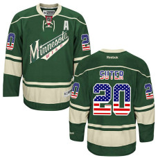 Ryan Suter #20 Green National Flag Alternate Jersey