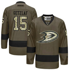 Ryan Getzlaf #15 Green Camo Player Jersey