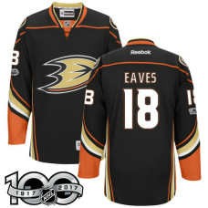 #18 Patrick Eaves Black 2017 Anniversary Patch Player Jersey