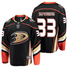 #33 Breakaway Player Jakob Silfverberg Jersey Black