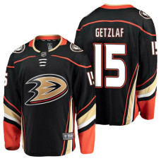 #15 Breakaway Player Ryan Getzlaf Jersey Black