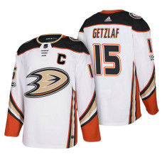 #15 Ryan Getzlaf White 2018 New Season Team Road Jersey