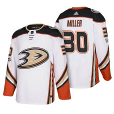 #30 Ryan Miller White 2018 New Season Team Road Jersey