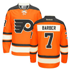 Bill Barber #7 Orange Alternate Jersey