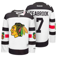 Brent Seabrook #7 White 2016 Stadium Series Jersey