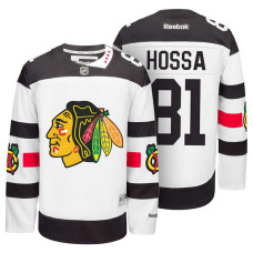 Marian Hossa #81 White 2016 Stadium Series Jersey