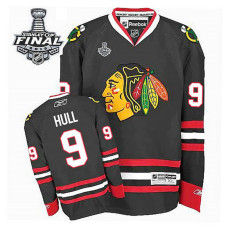 Bobby Hull #9 Black 2015 Stanley Cup Alternate Jersey