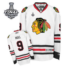 Bobby Hull #9 White 2015 Stanley Cup Away Jersey