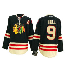 Bobby Hull #9 Black 2015 Winter Classic Jersey