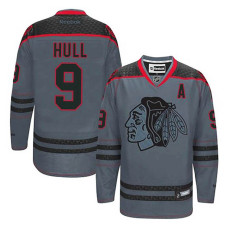 Bobby Hull #9 Charcoal Cross Check Fashion Jersey