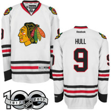 #9 Bobby Hull White 100 Greatest Player Jersey