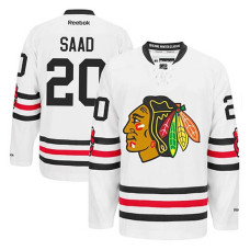 Brandon Saad #20 White 2015 Winter Classic Jersey