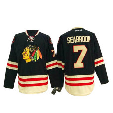 Brent Seabrook #7 Black 2015 Winter Classic Jersey