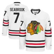 Brent Seabrook #7 White 2015 Winter Classic Jersey