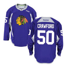 Corey Crawford #50 Purple Practice Jersey