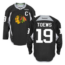 Jonathan Toews #19 Black Practice Jersey