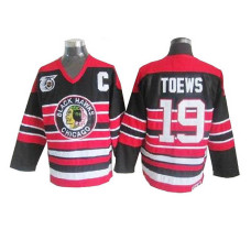 Jonathan Toews #19 Red/Black Throwback Jersey