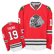 Jonathan Toews #19 Red White Skull Jersey